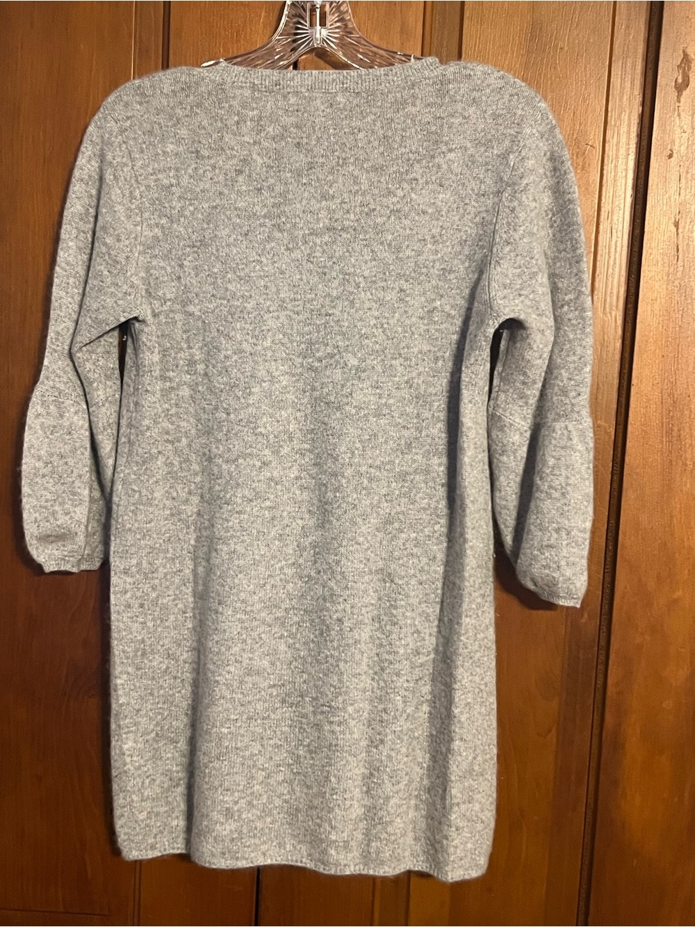 Vince 100% Cashmere Heater Gray Sweater Size Medium - Picture 5 of 5